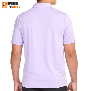 Camiseta de Golf Personalizada Ligera y Transpirable para Hombre, 88% Poliéster, 12% Andex, Polo de Golf Estampado de Calidad - Product Image 5