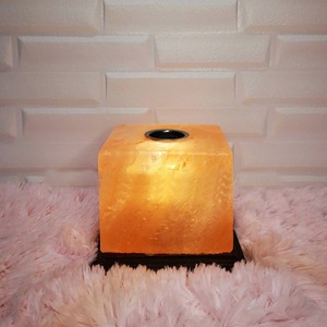 Himalayan Rock Salt Modern Aroma <b>Oil</b> <b>Burner</b> <b>Lamp</b> Natural Pink Salt for Kitchen & Hotel Use - Product Image 3