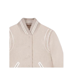 Veste universitaire en laine personnalisée à prix abordable, unisexe, de haute qualité, style vintage, patchwork, à capuche, réversible, imperméable, pour l'hiver - Product Image 2