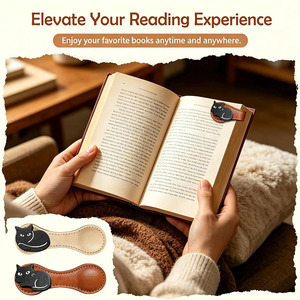 Luxury handcrafted leather maple leaf <b>bookmark</b> ideal for gifting and personal reading enjoyment for sale in reasonable price - Product Image 3