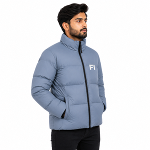 Wholesale Men's <b>Quilted</b> Puffer Jacket Custom <b>Winter</b> Men's Jackets Outerwear Streetwear Y2K Fashion Bulk Apparel Supplier for USA - Product Image 3