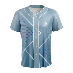 Camiseta de Softbol Personalizada para Mujer, Uniforme de Equipo con Botones, Sublimación, Nombre, Número y Logotipo Personalizados, Ropa Deportiva Transpirable - Product Image 1
