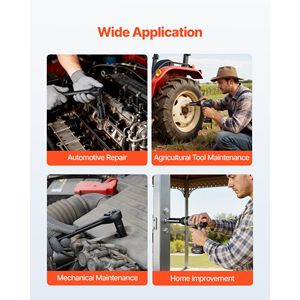 Set di 50 Chiavi a Bussola a Impatto da 3/8 di Pollice, 6 Punte, Profonde e Poco Profonde, SAE e Metriche (da 8 a 22), per un'Ampia Gamma di Misure da 5/16 di Pollice a 3/4 di Pollice - Product Image 3