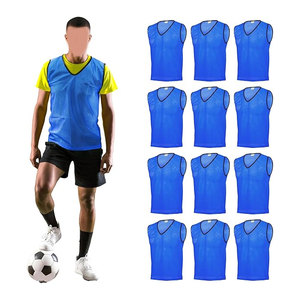 Pinnies Soccer Pennies Chaleco de entrenamiento de malla ligero y transpirable para adolescentes, para partidos y entrenamientos de fútbol - Product Image 1