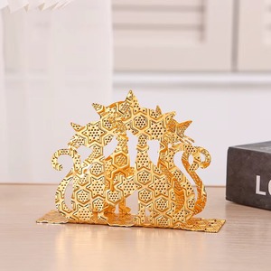 Creative Metal Tissue Holder Perfect for Enhancing Interior Decor and <b>Table</b> Settings - Product Image 2