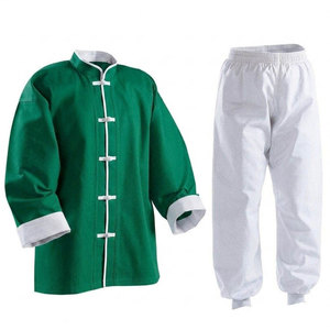 Uniforme de Artes Marciales Personalizado, Traje Tradicional de Práctica de Kung Fu para Adultos, 100% Poliéster, Ecológico, Cómodo, Academia de Wushu - Product Image 1