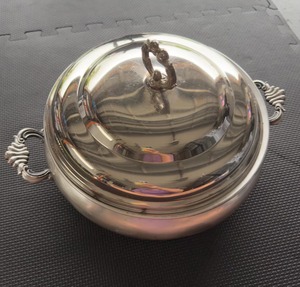 Recipiente redondo de acero inoxidable con tapa y asas para servicio de buffet al mejor precio - Product Image 5