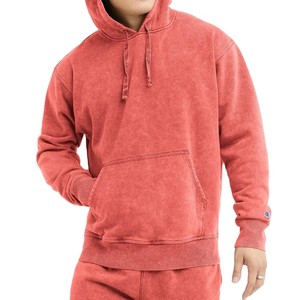 Premium Quality Acid Wash Hoodie Custom Logo Oversized Hoodie Cotton Fleece Sweatshirt Wholesale Clothing - Product Image 1
