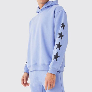 Ensemble de survêtements décontractés de qualité supérieure pour hommes, style streetwear, avec sweats à capuche et pantalons de survêtement oversize pour l'hiver - Product Image 4