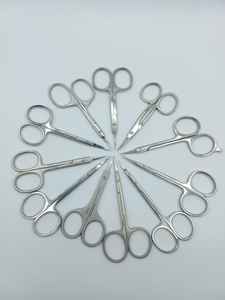 Ciseaux à cuticules de qualité supérieure, lames courbées en acier inoxydable multi-usages - Ciseaux de manucure pour ongles, sourcils, cils - Product Image 3