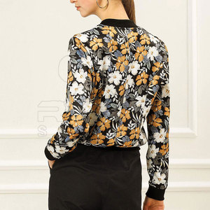 Quick Dry Stylish Women Printing Varsity <b>Jackets</b> Premium Casual Clothing For Modern Urban Fashion Trends Everyday Wears - Product Image 3