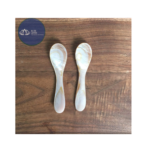 Cuillère à caviar en nacre haut de gamme, tendance, de luxe, écologique, faite à la main, bleue – Meilleures ventes - Product Image 6