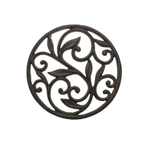 Antique Silver Aluminium Metal <b>Trivet</b> Classic Style Tabletop Heat Resistant Latest Design with Antique Finished - Product Image 4