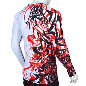 Custom Men <b>Compression</b> Rash Guard Long Sleeve Sublimated BJJ MMA Fight <b>Shirt</b> Quick Dry Breathable Gym Fitness Base Layer Top - Product Image 3