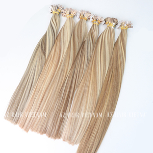 Couleurs personnalisables de haute qualité Style droit-Expédition mondiale Extensions de cheveux à pointe plate de cheveux humains à la kératine - Product Image 2