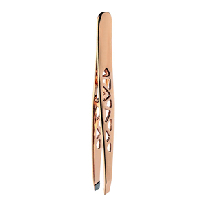 Tondeuse à cheveux rose personnalisée de haute qualité, pince à sourcils incurvée, en acier inoxydable antistatique sur mesure - Product Image 3