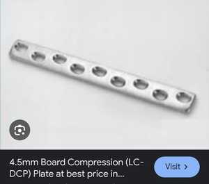 Placa Ósea de Bloqueo TPLO de Acero Inoxidable, Instrumentos Ortopédicos Veterinarios AO, Tornillos Quirúrgicos Cortex, 1 Año de Garantía - Product Image 3