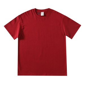 เสื้อยืดคอกลมแขนสั้นพิมพ์ลายตัวอักษรผ้าฝ้ายออร์แกนิค 100% น้ำหนัก 220 กรัม ทรงหลวมไหล่ตก สกรีนโลโก้ได้ตามต้องการ - Product Image 5