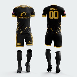 OEM Service Quick Dry <b>Soccer</b> Uniform Set Anti-Bacterial Adults Jersey Shorts Printed Custom Logo Best Design Regular Fit - Product Image 4