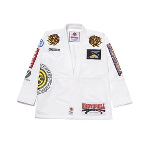 Lot Shoyorol blanc personnalisé de qualité supérieure # Ensemble de kimonos de Jiu-Jitsu brésilien 124 Federation V2, uniforme d'arts martiaux - Product Image 1