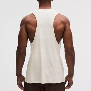 Camisetas sin mangas para hombre, de secado rápido, transpirables, ligeras, para deporte, gimnasio, fitness, de poliéster/algodón, sin costuras. - Product Image 2