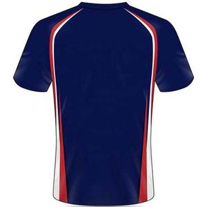 Wholesale Men's V-neck T-Shirt Short Sleeve 100% Cotton Knitted Popular Promotional Te Slim Fit Fitness T-shirt - Product Image 3