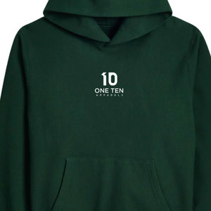 Sudadera con Capucha de Felpa para Hombre, Corte Holgado, Color Verde Bosque, Suave y Cálida, Estilo Casual, Manga Larga, Comodidad Premium - Product Image 3