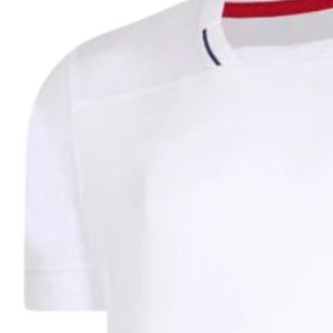 Maillot de rugby blanc et rouge à manches courtes pour homme, uniforme d'équipe, chemise de sport, tenue d'entraînement, vêtements de sport, vêtements de jeu en plein air - Product Image 5