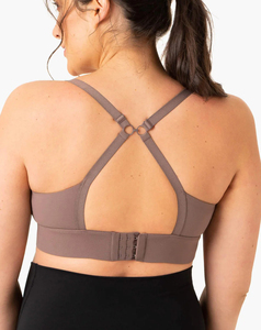 Soutien-gorge de yoga haute performance pour femme, couleur unie, bretelles réglables, maintien moyen, respirant, sans coutures, qualité supérieure, vêtements de sport actifs - Product Image 4