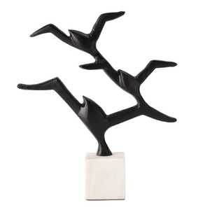 Trendy Sculpture Modern Artistic Tabletop Decor <b>Figure</b> Shape Handmade Aluminium Eco-Friendly Durable Jaffs Exports Living Room - Product Image 1