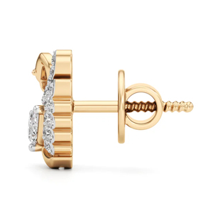 Pendientes de Oro 18K con Diamantes en Forma de Pera, Diseño de Cisne, Joyería de Lujo para Mujer, para Bodas - Product Image 2