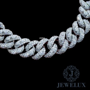 Premium Hip Hop Moissanite Diamond Bracelet Iced Out Tennis Chain <b>for</b> <b>Men</b> and Women High Quality 925 <b>Silver</b> Gold Plated Jewelry - Product Image 3