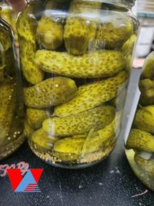 Pepino encurtido-Pepinos enteros en escabeche salados para la exportación de alimentos/Pepino bebé enlatado a precio barato/Sra. Lima - Product Image 4
