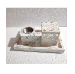 Juego de quemador de incienso de nácar con incrustaciones de hueso, caja para incienso de forma personalizada, hecha a mano, decoración religiosa para mesa - Product Image 3