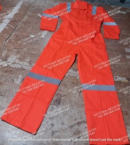 ชุดคลุมทำงานแขนยาวผ้าฝ้ายระบายอากาศได้ดี สวมใส่สบาย สะดวกสบาย - Product Image 6