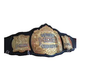 เข็มขัดแชมป์เปี้ยนชิพสำหรับมวยปล้ำ มวย MMA ศิลปะการต่อสู้ ทำจากหนังแท้สั่งทำได้ ทนทาน ระบายอากาศได้ดี เป็นมิตรกับสิ่งแวดล้อม เหมาะสำหรับทุกเพศ ทั้งทองและเงิน - Product Image 3