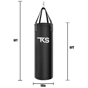 Saco de boxeo de alta calidad con costuras resistentes y relleno duradero para entrenamiento repetido. - Product Image 3