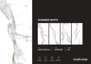 กระเบื้องพอร์ซเลนแกะสลักลายหรูหราทันสมัย ขนาด 600x1200 มม. กระเบื้องปูพื้นและผนังขนาดใหญ่ สำหรับบ้าน สำนักงาน และโครงการโรงแรม - Product Image 6