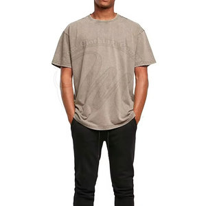 Camiseta de Estilo Moderno con Efecto Desgastado por el Sol, Prenda de Verano de Moda, Camiseta con Tacto Suave y Efecto Desgastado por el Sol - Product Image 2