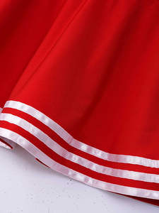 Uniformes de cheerleading personnalisés en gros, sublimation de haute qualité, 100% polyester, tenue d'équipe pour lycéennes, couleurs personnalisées - Product Image 5