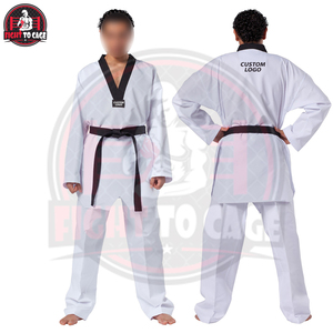 Uniforme de Taekwondo de una sola pieza en color sólido, el más nuevo en tallas grandes, el más vendido, crea tu propio traje de Taekwondo - Product Image 5