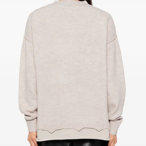 ladies sweatshirt oversized fashion casual wear women pullover sweatshirt fleece cozy <b>winter</b> <b>top</b> ladies sweatshirt - Product Image 4