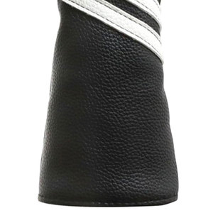 Housse de protection pour tête de club de golf Salva Brown en cuir PU écologique gaufré, couleur unie, pour driver, fairway wood et hybride, 12 pouces - Product Image 5