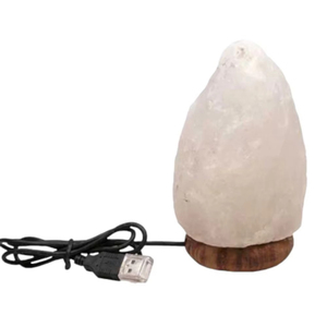 Lampes de sel de l'Himalaya miniatures USB les plus vendues, fabriquées à la main, en cristal naturel, lumières décoratives avec personnalisation de marque, directement de l'usine - Product Image 1
