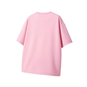 เสื้อยืดคอตตอนหนาน้ำหนัก 250 กรัม สไตล์อเมริกัน พิมพ์โลโก้ตามสั่ง OEM ทรงโอเวอร์ไซส์ ไหล่ตก สตรีทแวร์ สำหรับทุกเพศ - Product Image 3