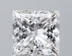 Diamant de laboratoire CVD taille princesse 1,02 carat D VVS2, certifié IGI, excellente qualité de polissage, symétrie, incolore, pierre non montée - Product Image 1