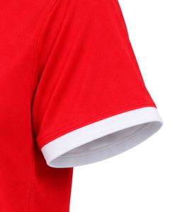Ensemble de t-shirt et short de sport pour homme rouge et gris, respirant, séchage rapide, vêtements de sport, course à pied, entraînement, tenue de sport d'été - Product Image 5