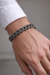 Premium Iced Out Lab Grown Diamond Chain <b>Bracelet</b> 925 <b>Silver</b> 10K 14K Gold Finish Hip Hop Luxury Urban Party Wear Jewelry - Product Image 3