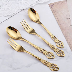 Service de couverts de luxe, conçu pour une élégance raffinée à la table, une présence haut de gamme pour les hôtels, les banquets et les célébrations. - Product Image 1