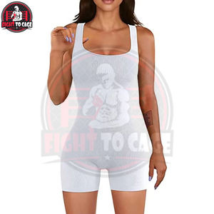 Combinaison gainante une pièce à col carré, nouvelle tendance, avec impression de logo personnalisée, prix de gros, pour femme, idéale pour l'entraînement - Product Image 5